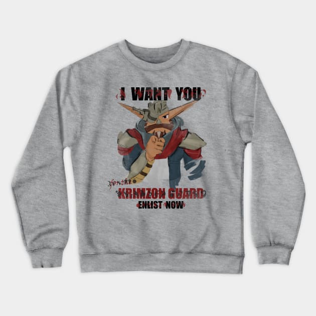 Krimzon Guard Crewneck Sweatshirt by Joe Hickson